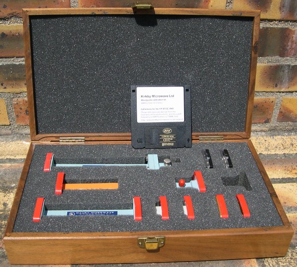 WR75 waveguide calibration kit load, offset shorts