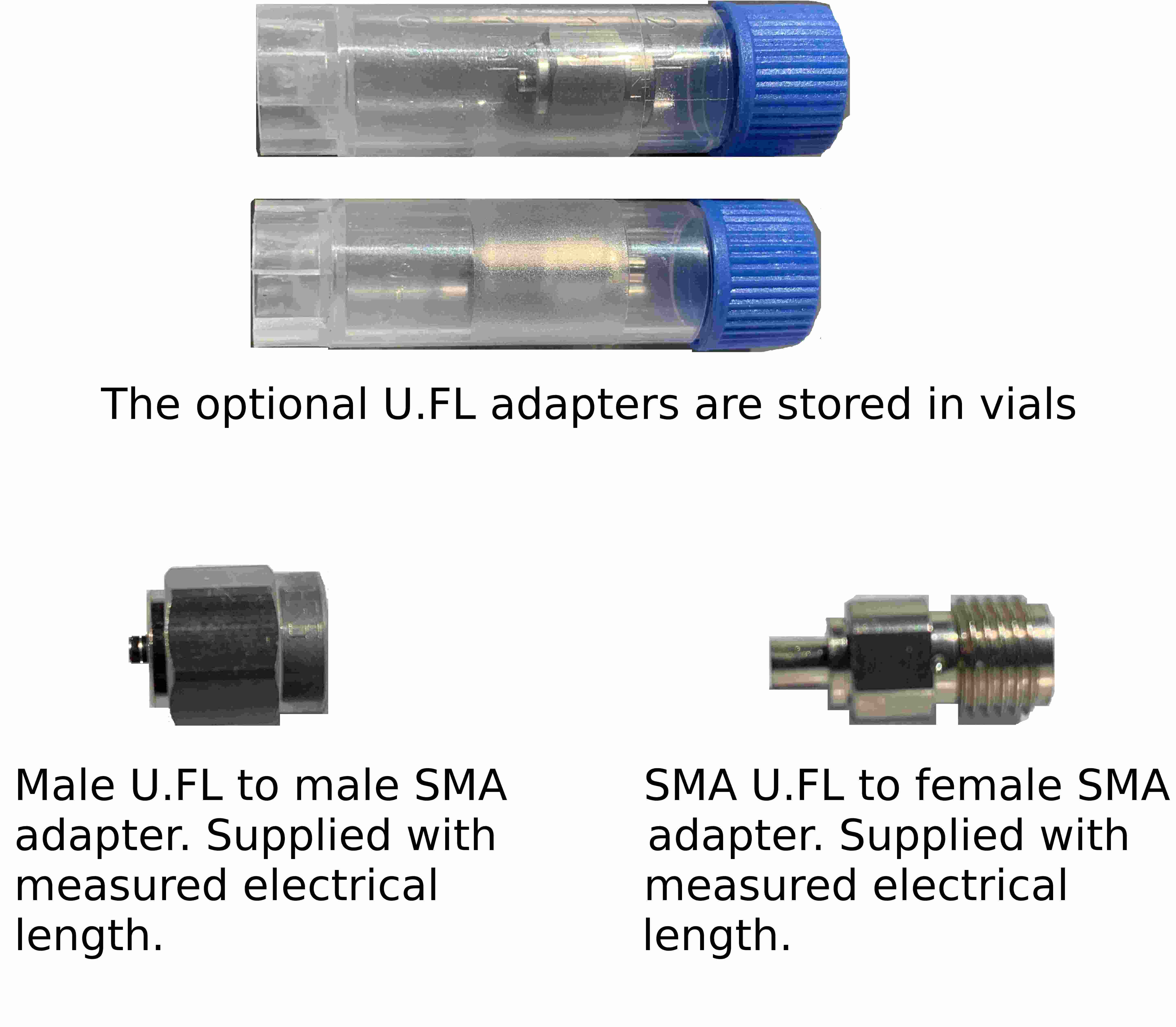 U.FL adapters for SMA calibration kit