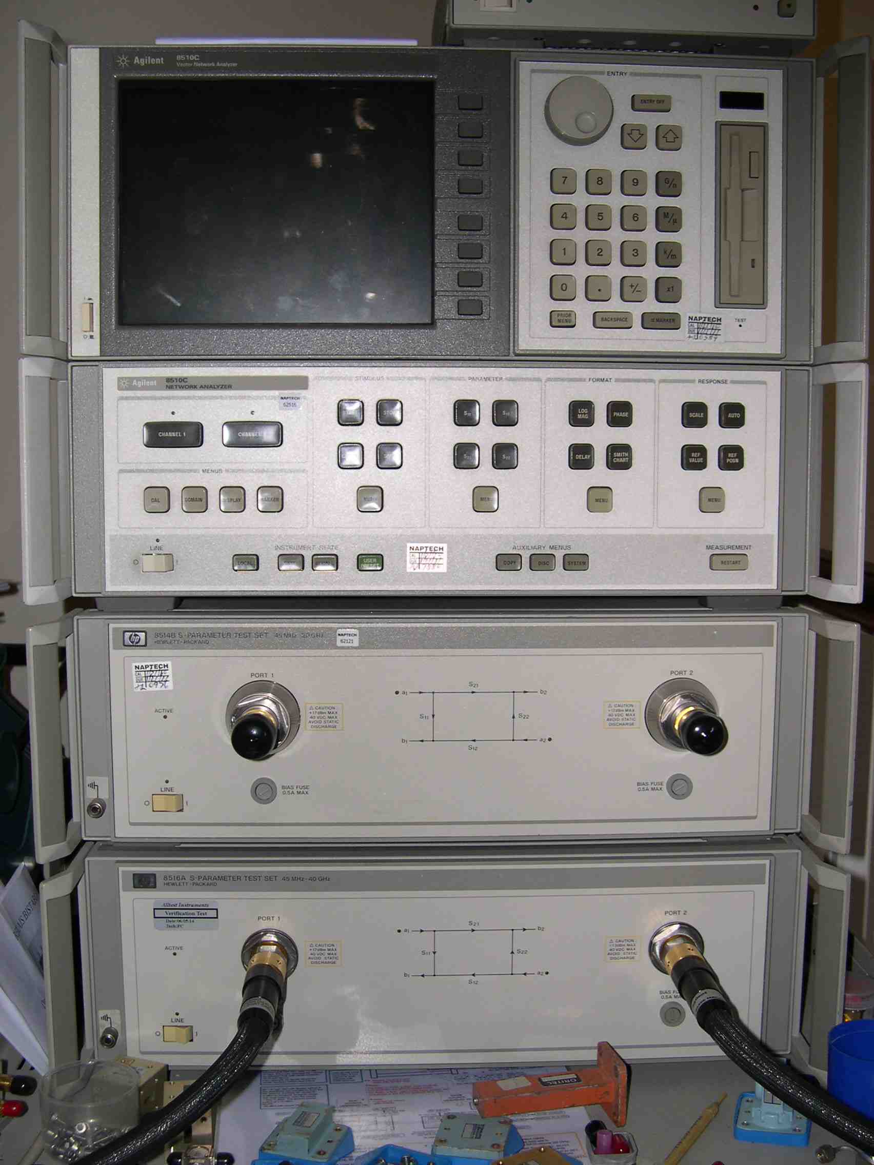 HP 8510C vector network analyzer