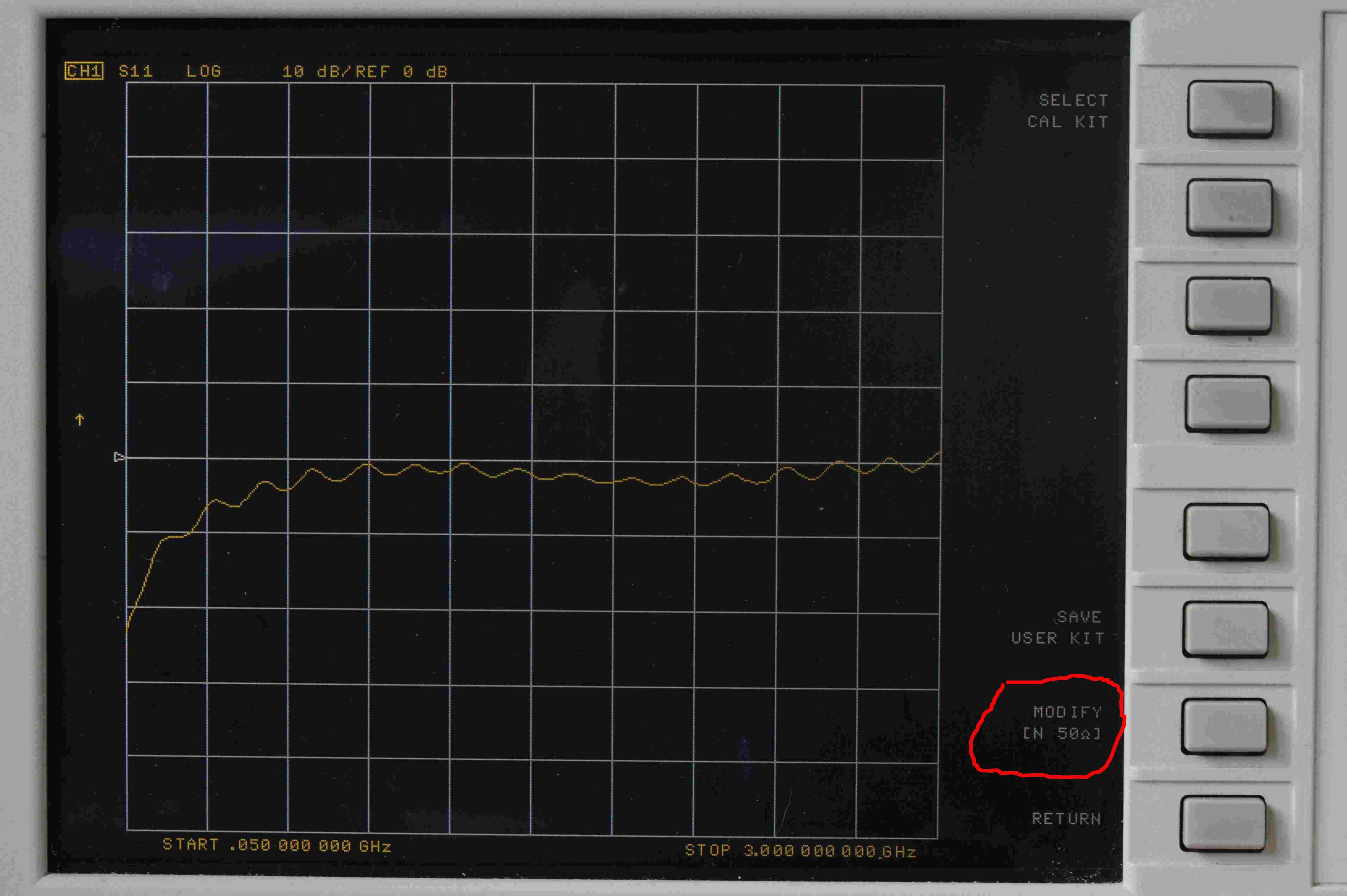 modify the N calibration kit